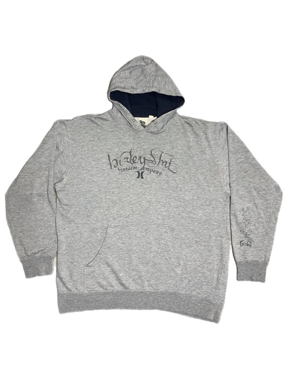 2004 Y2K Hurley Embroidered  Hoodie